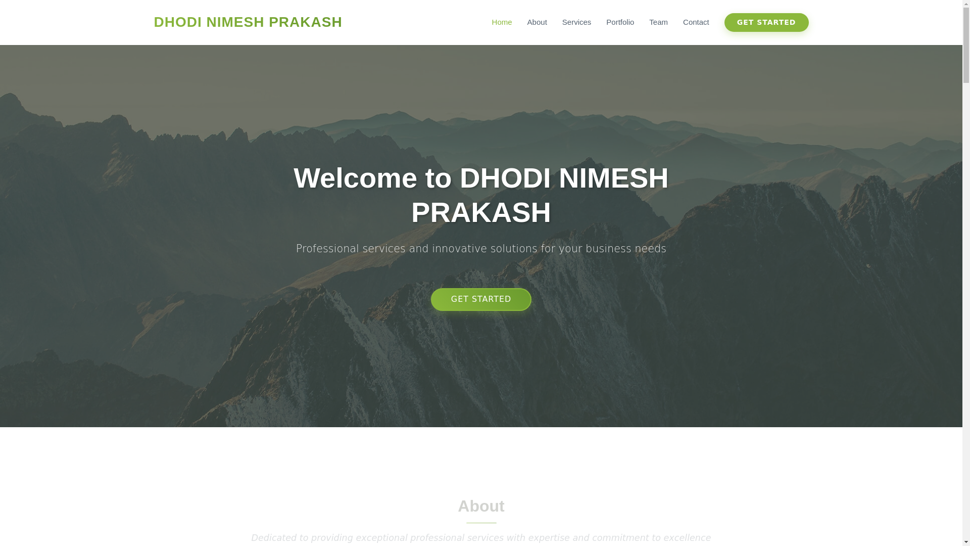 website screenshot of https://dhodinimesh.pages.dev/