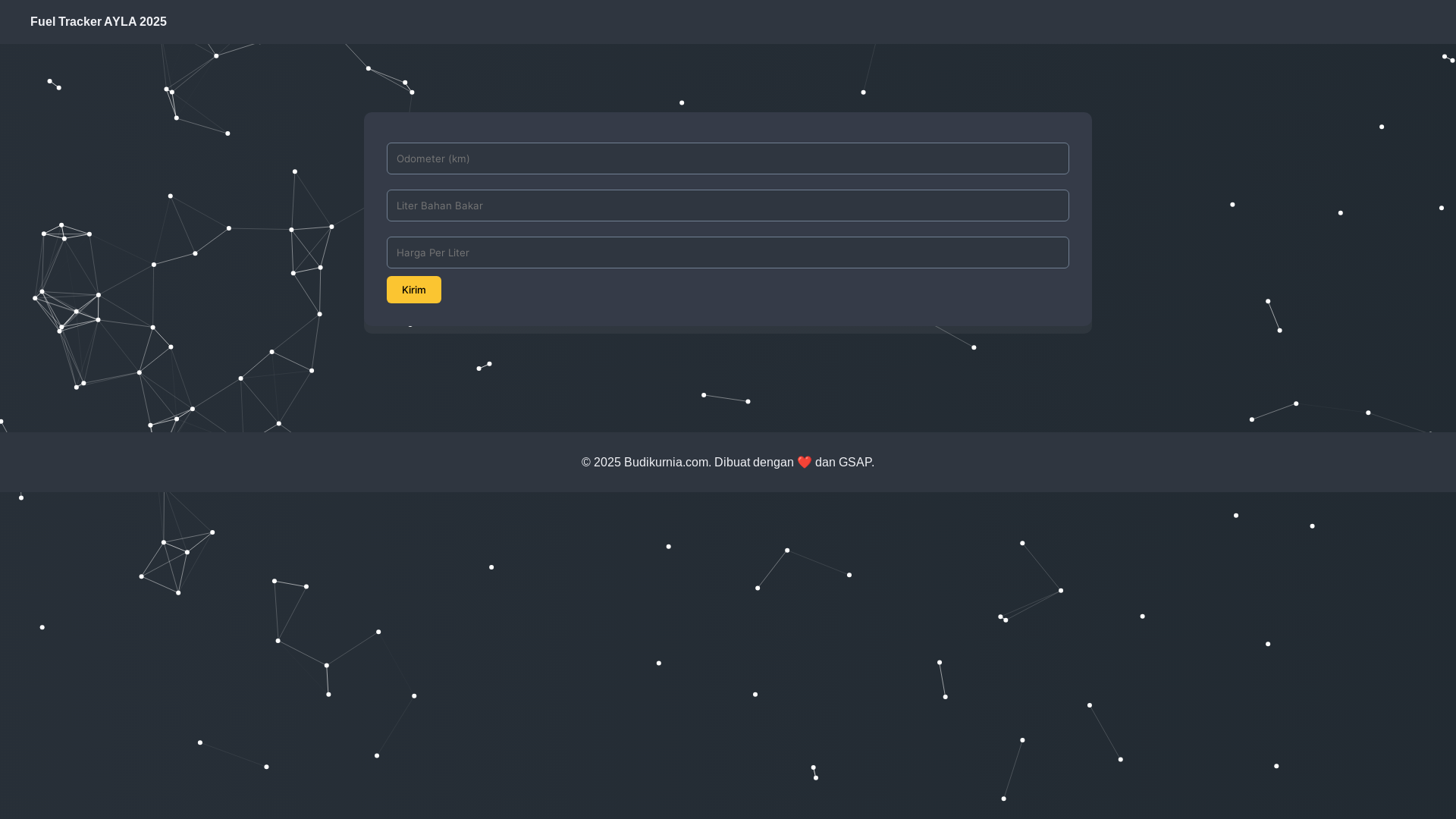 website screenshot of https://fuel-tracker-ayla.pages.dev/