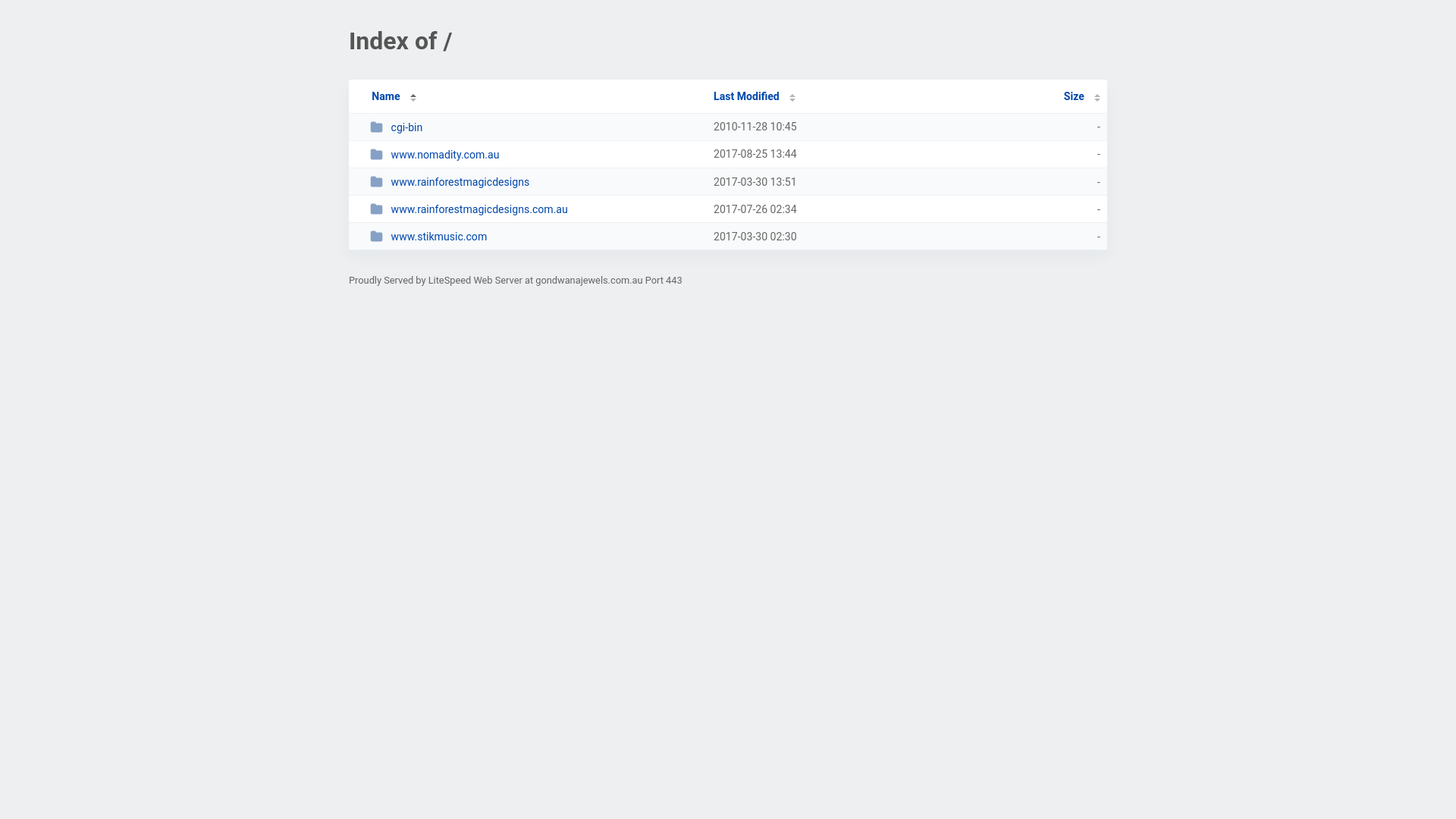 website screenshot of https://gondwanajewels.online/