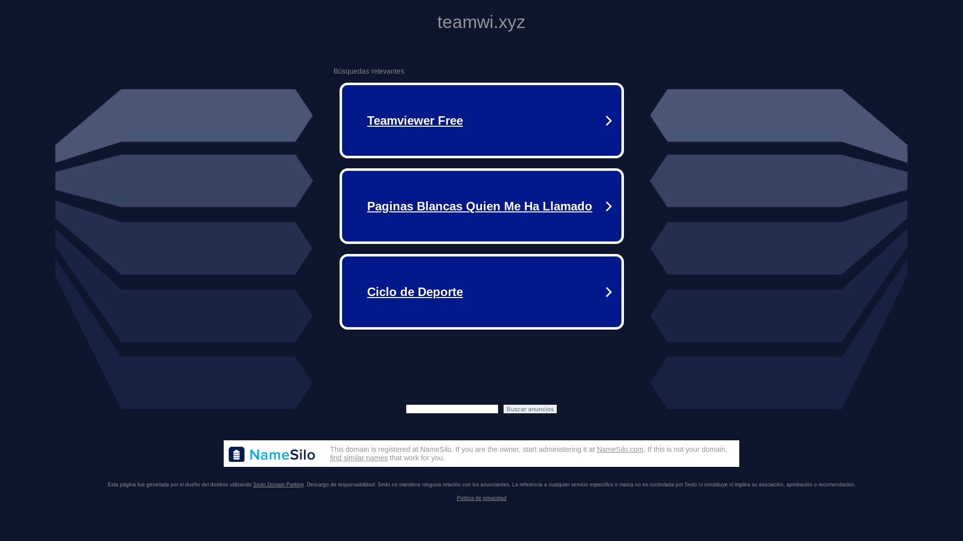 website screenshot of https://teamwi.xyz/