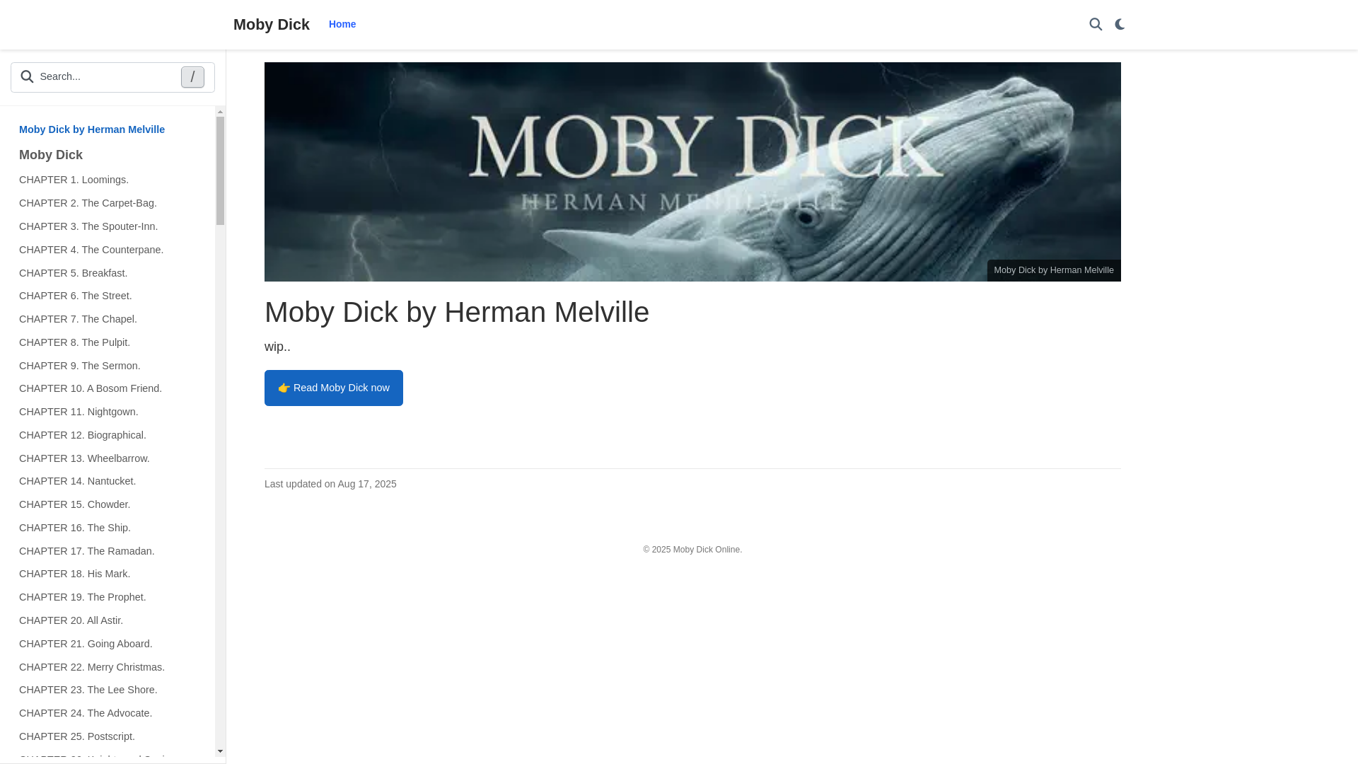 website screenshot of https://mobydick.pages.dev/