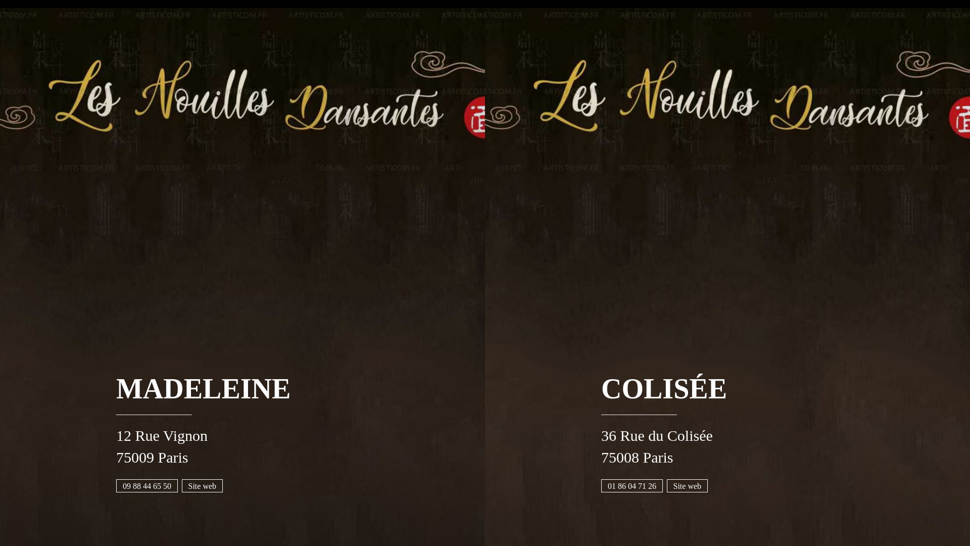 website screenshot of https://mainpage-les-nouilles-dansantes.pages.dev/