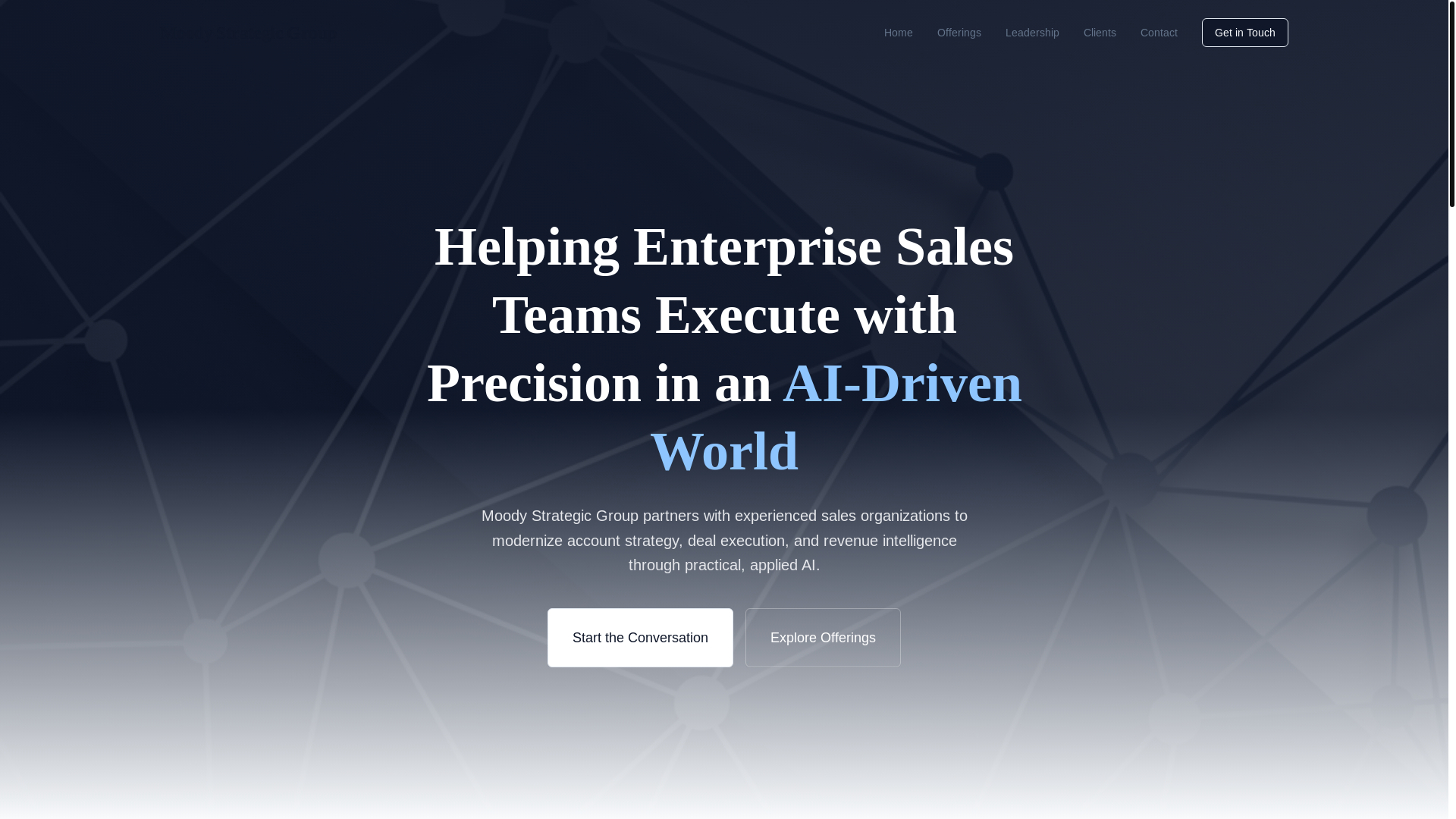 website screenshot of https://moodystrategicgroup.com/