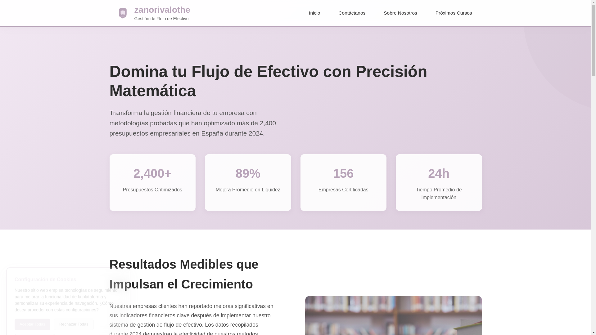 website screenshot of https://zanorivalothe.com/