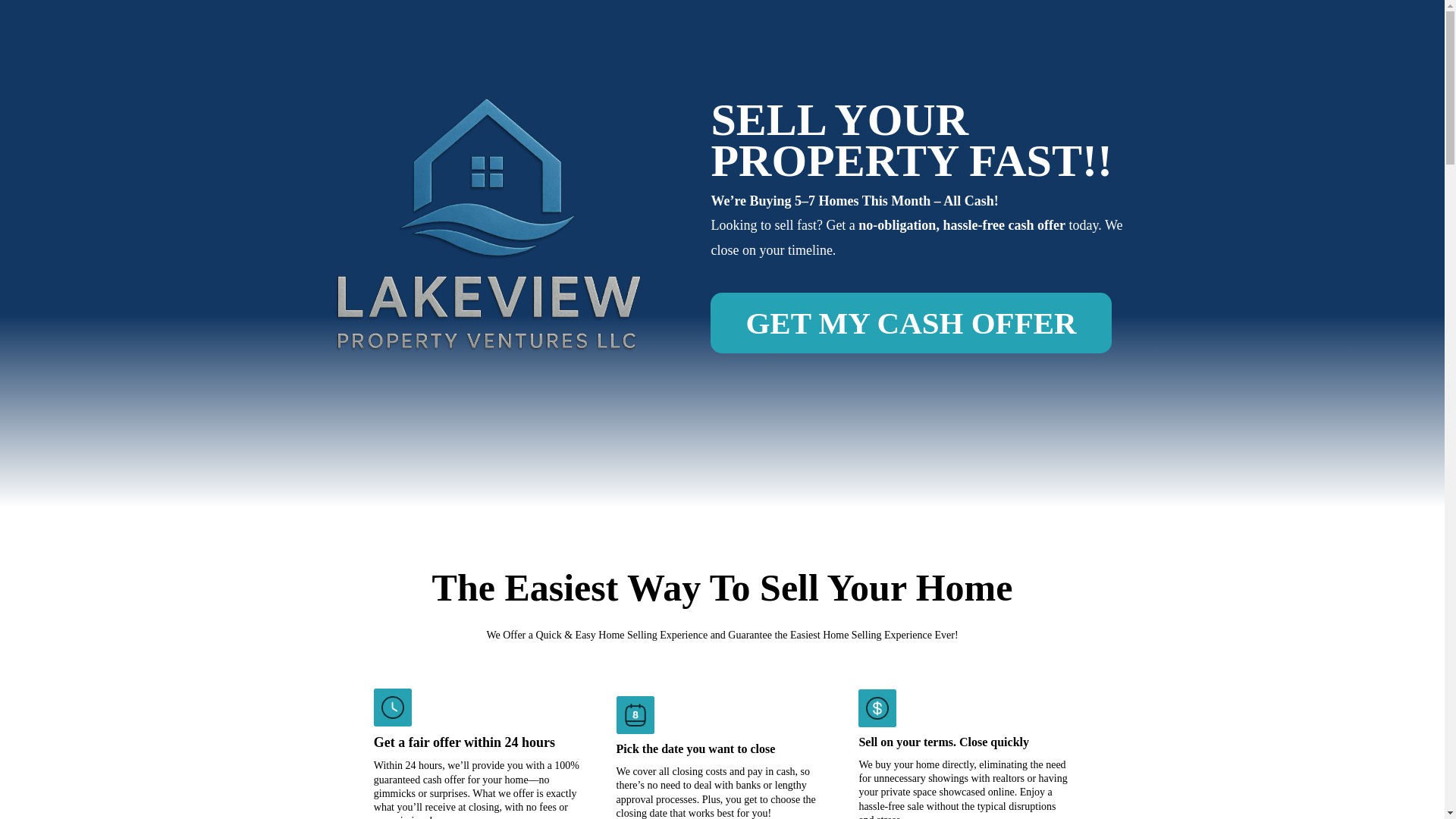 website screenshot of https://lakeview-property-ventures.com/