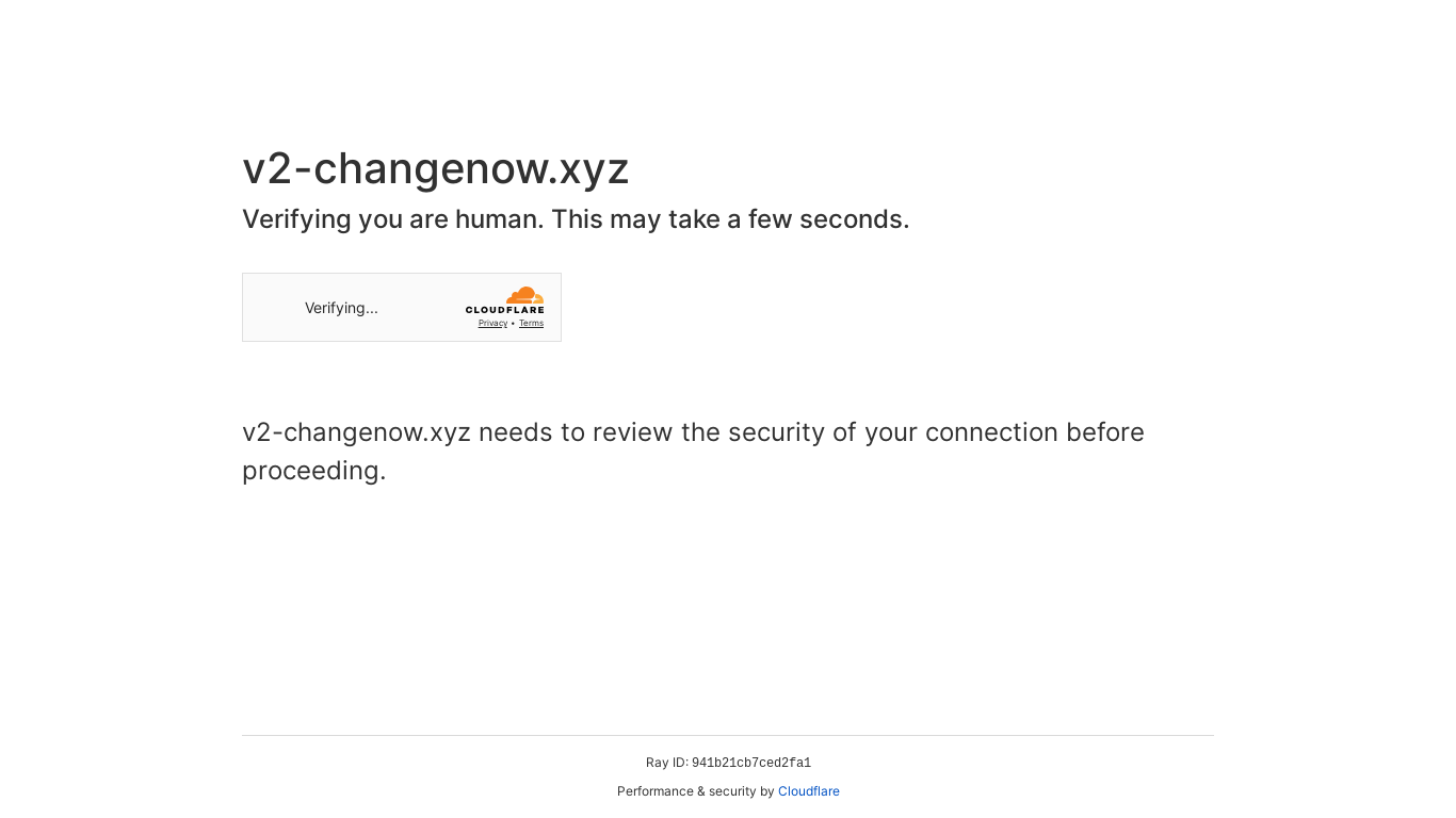 website screenshot of https://v2-changenow.xyz/