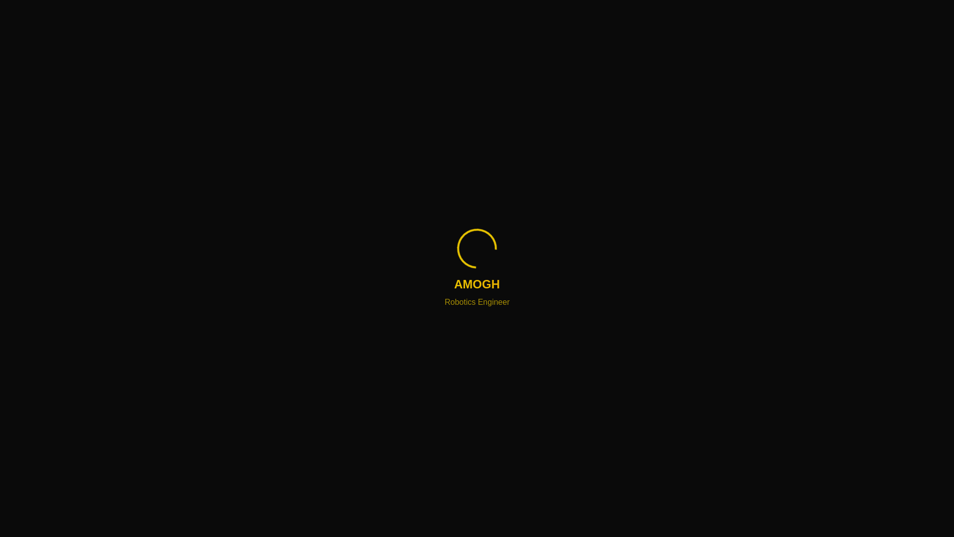 website screenshot of https://amoghrao.dev/