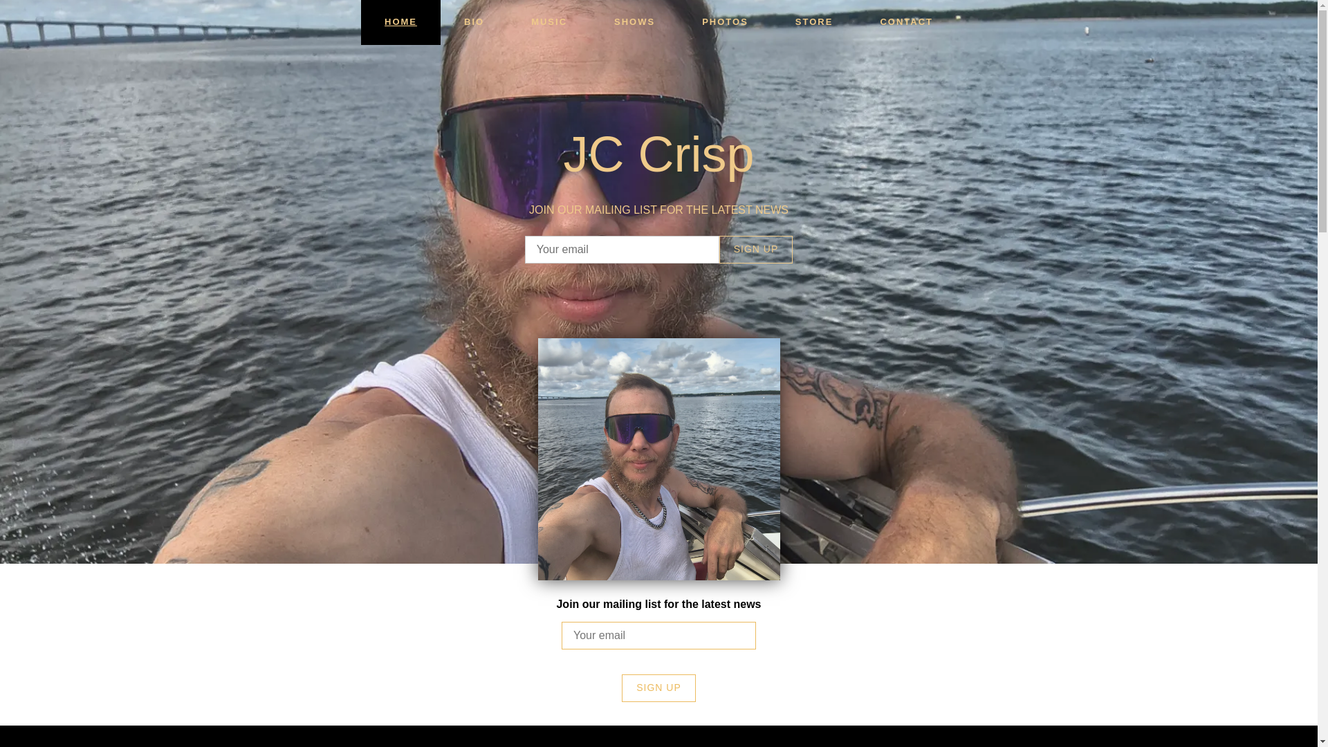 website screenshot of https://jccrispofficialsite.com/