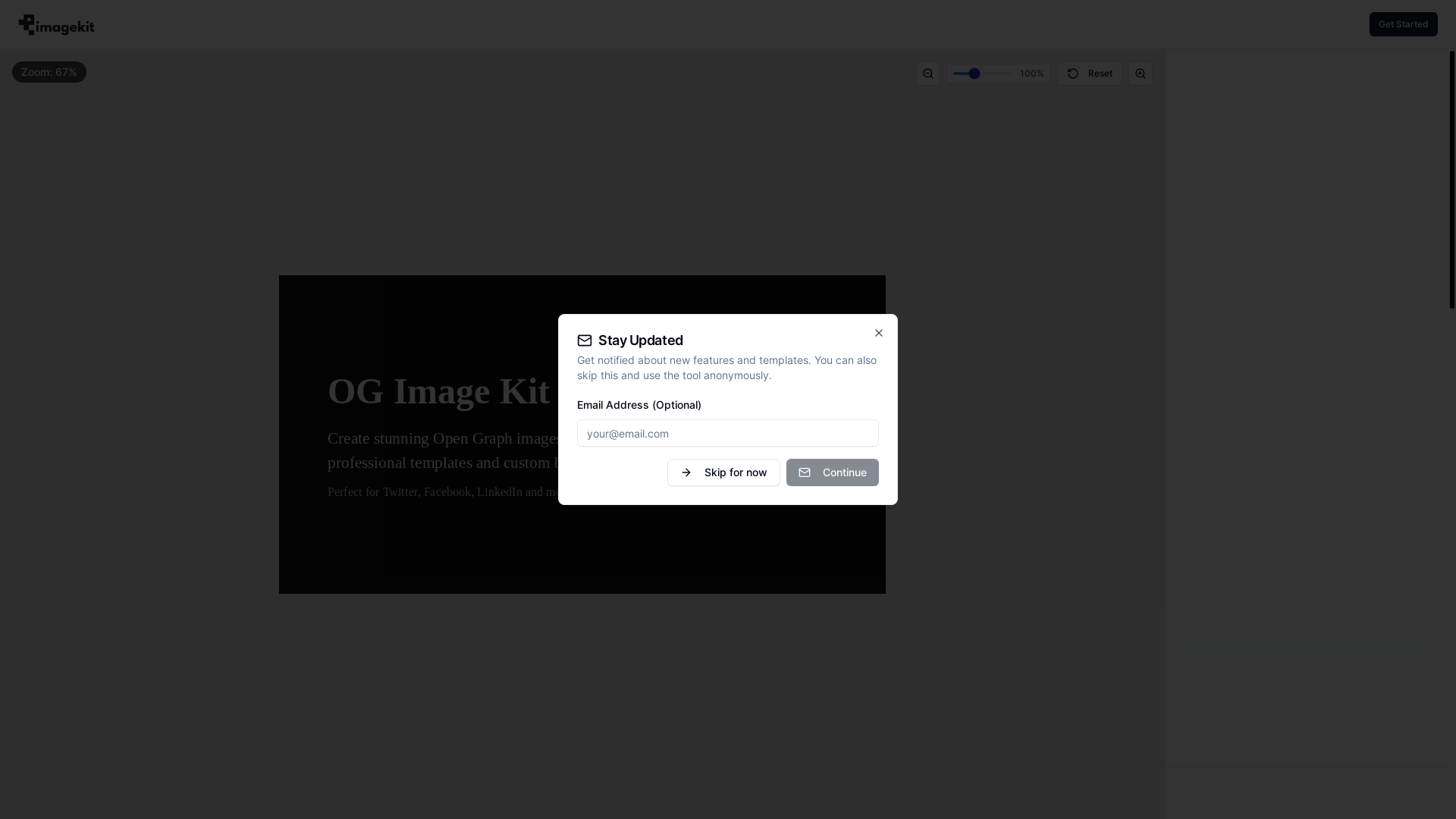 website screenshot of https://ogimagekit.com/
