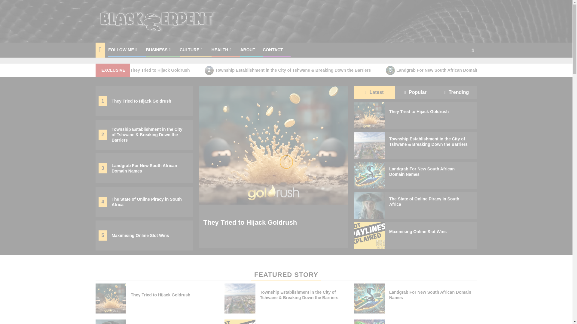 website screenshot of https://blackserpent.pages.dev/