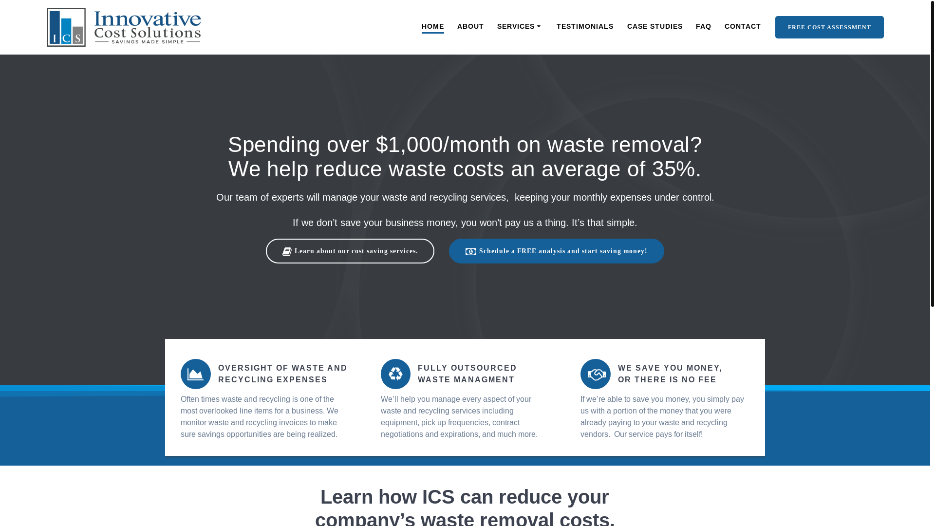 website screenshot of https://waste-team.com/