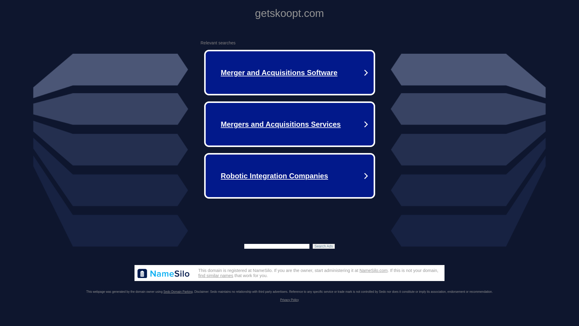 website screenshot of https://getskoopt.com/