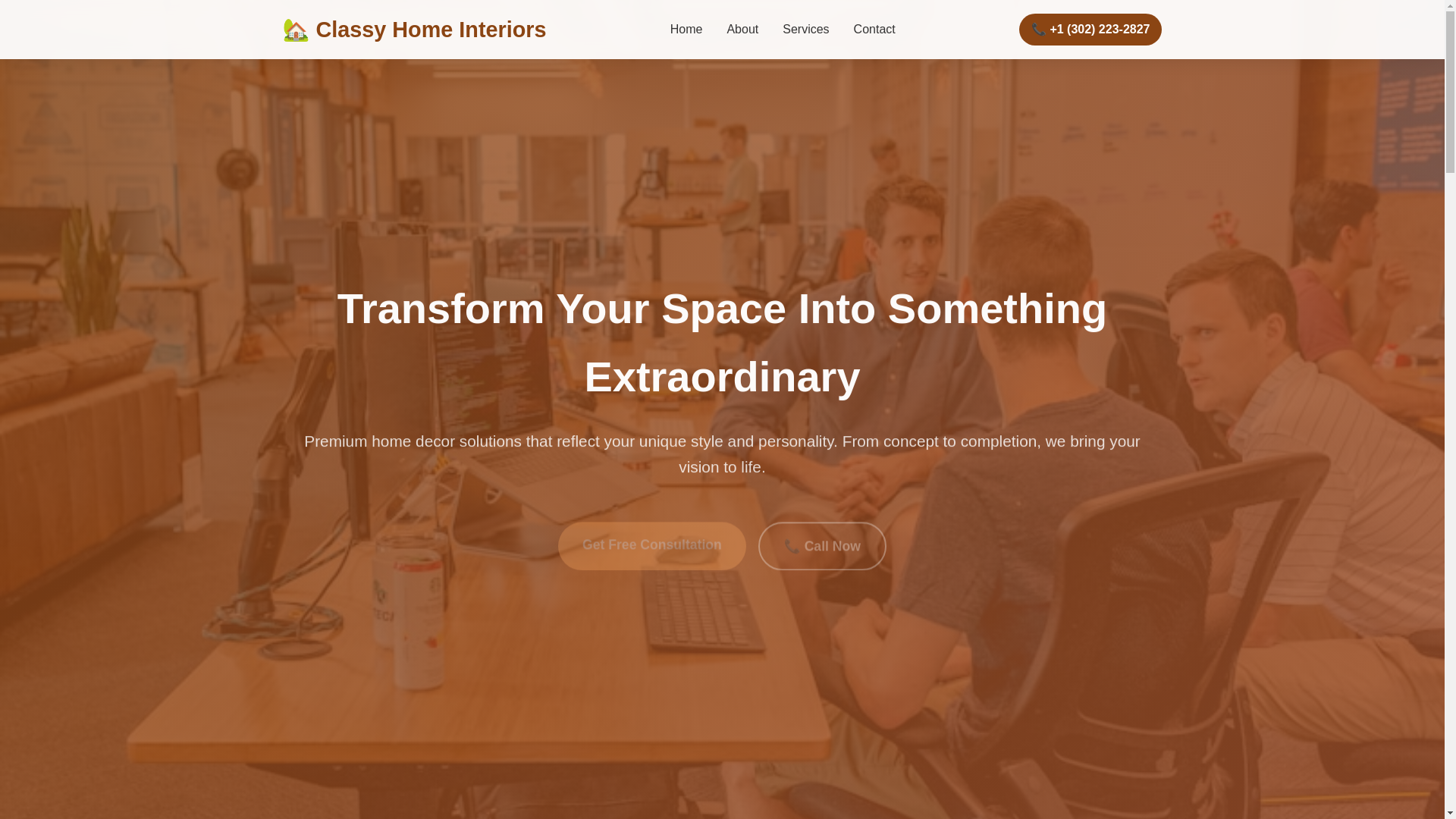 website screenshot of https://classyhomeinteriors.sbs/