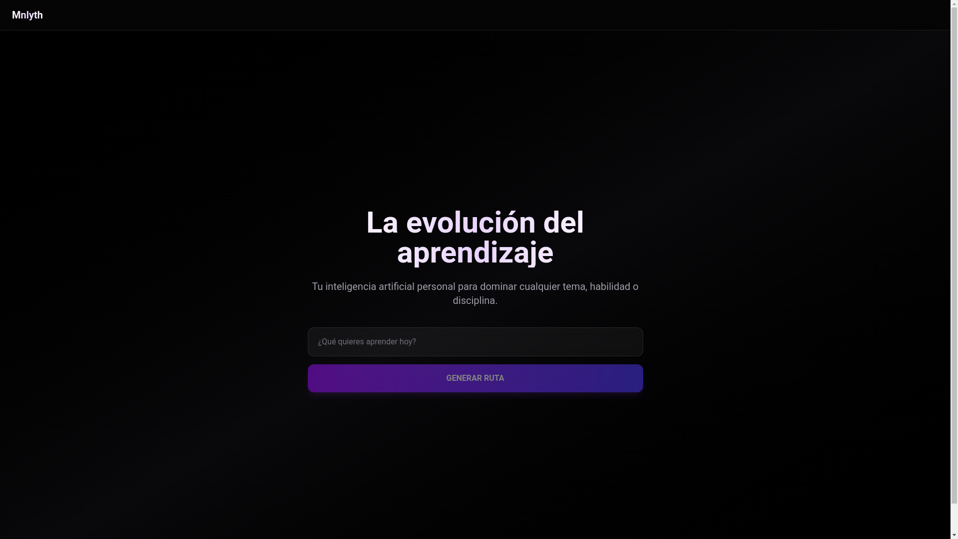 website screenshot of https://mnlyth.com/