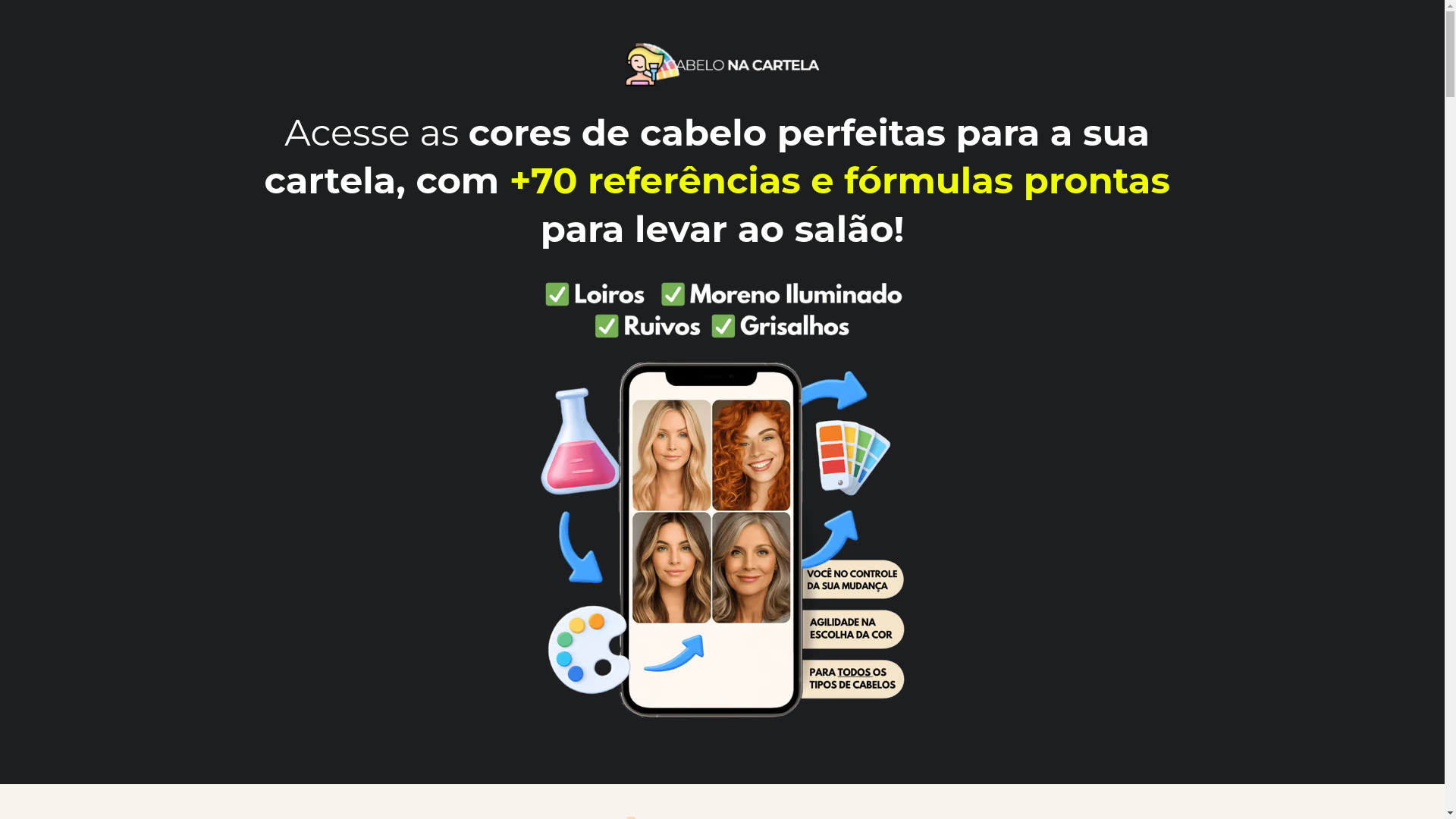website screenshot of https://cabelonacartela.shop/