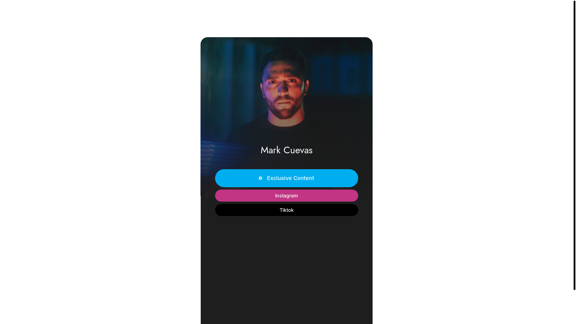 website screenshot of https://markcuevasofficial.com/