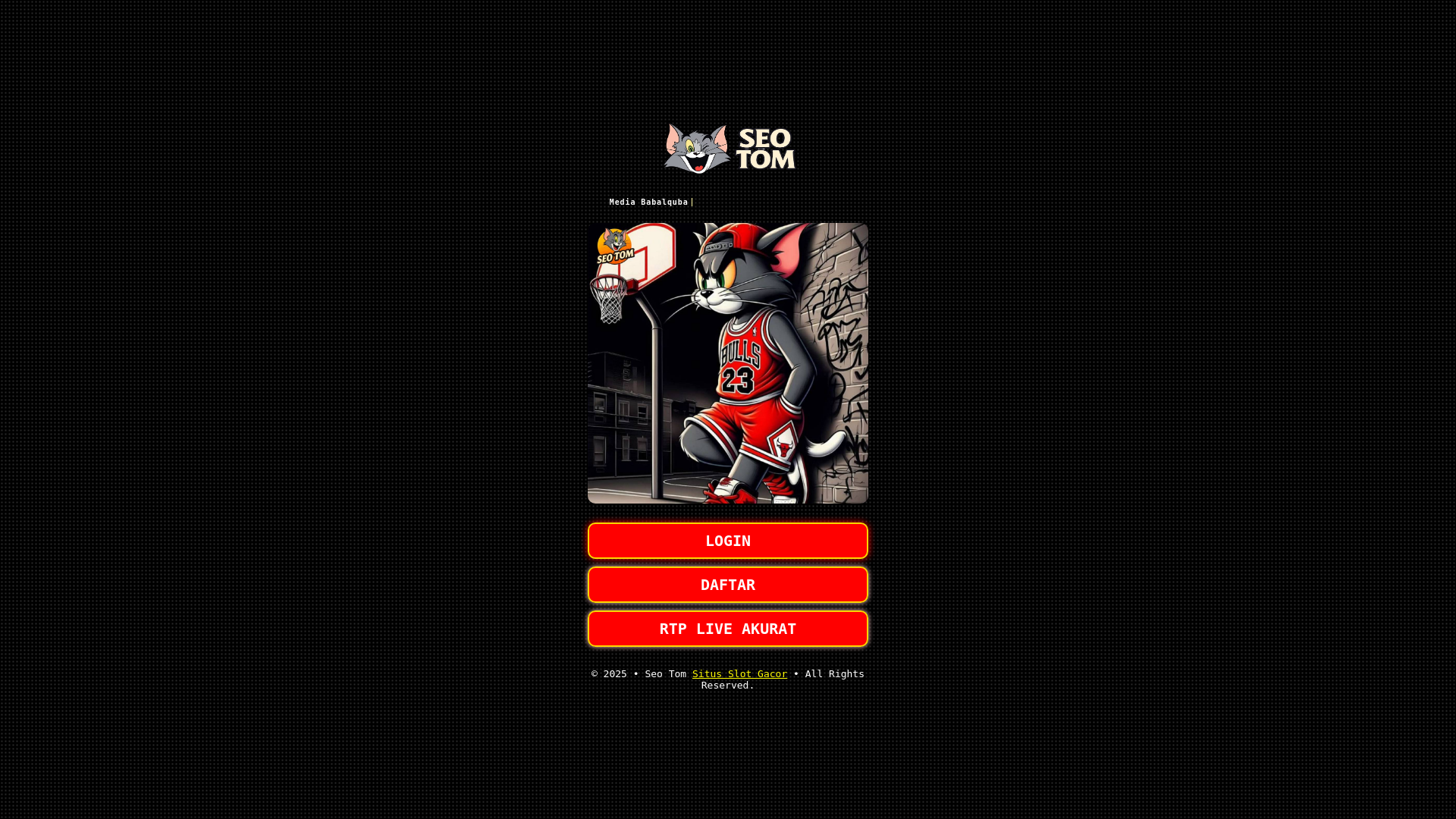 website screenshot of https://media-babalquba.pages.dev/