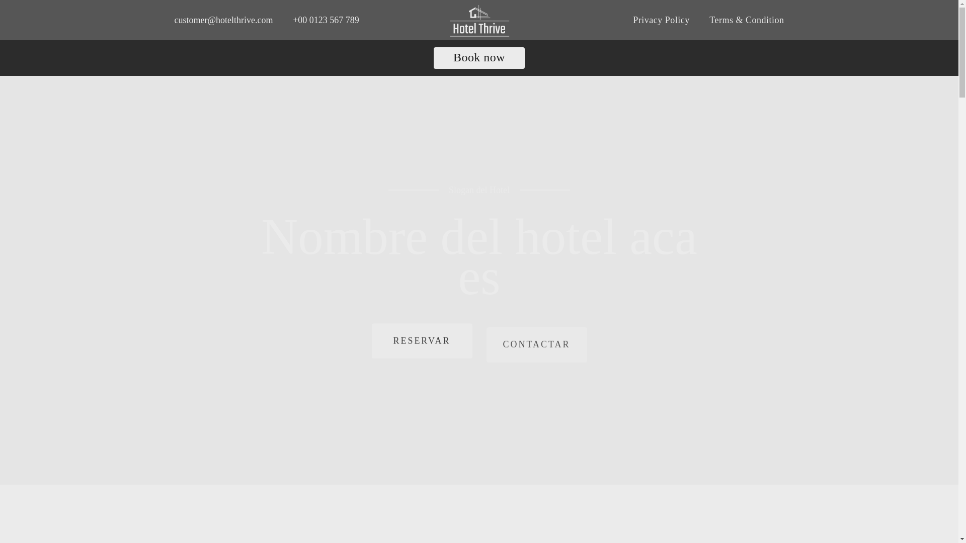 website screenshot of https://hotelesensalta.com.ar/