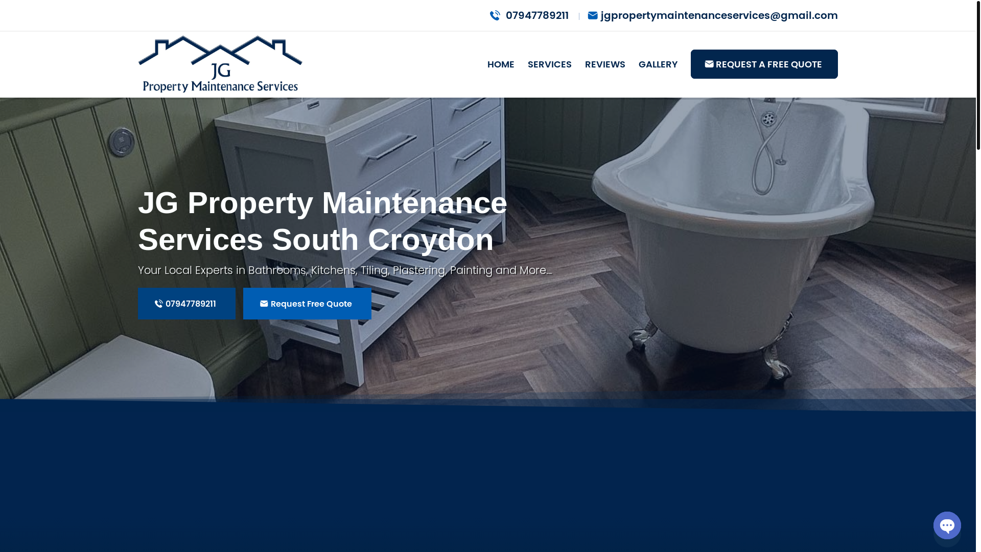 website screenshot of https://jgpropertymaintenanceservices.co.uk/