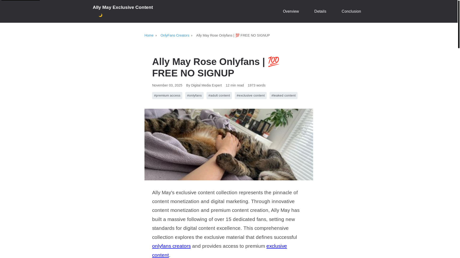 website screenshot of https://ally-may-rose-onlyfans.pages.dev/