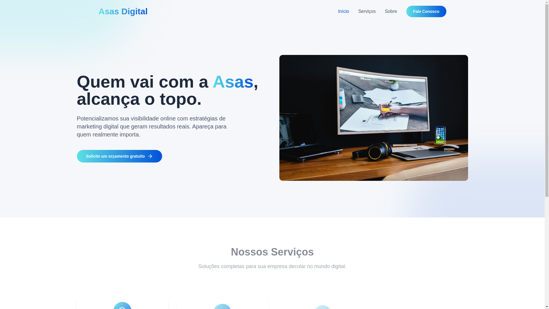 website screenshot of https://asasdigital.online/