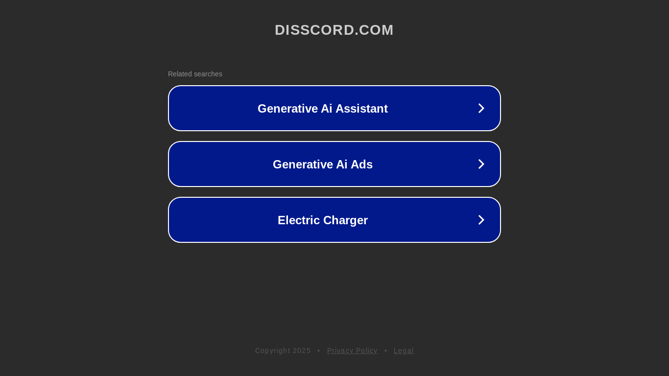 website screenshot of http://disscord.com/