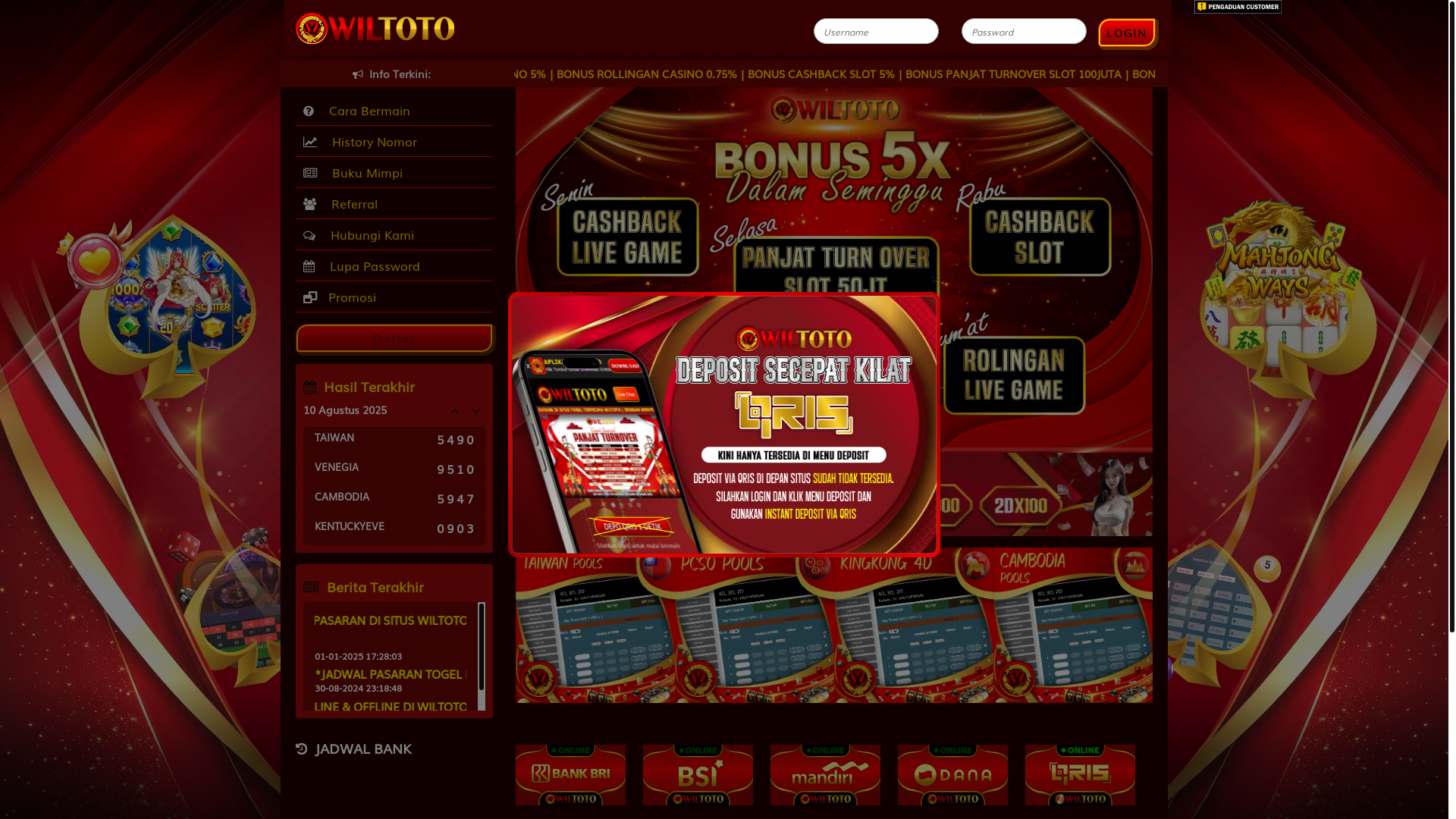 website screenshot of https://cuanmengalirdiwil.com/