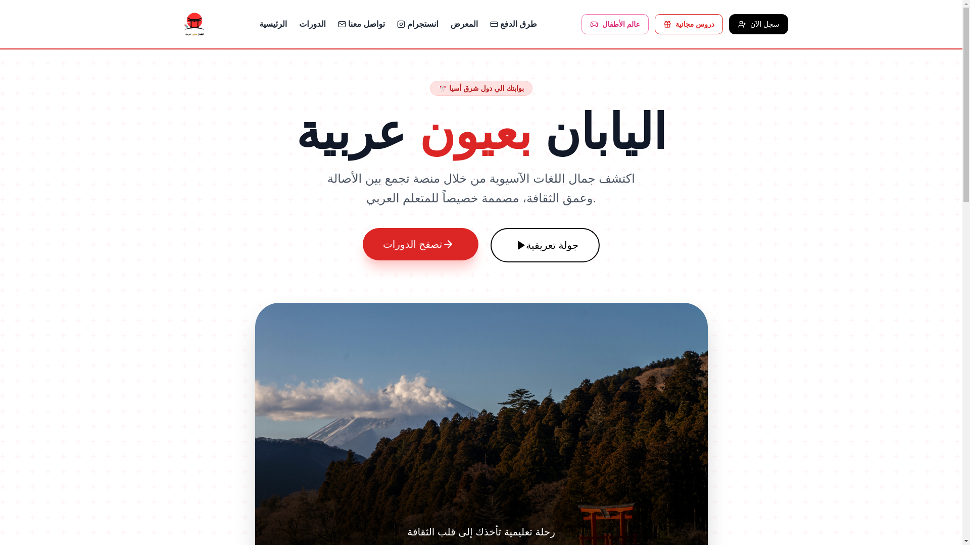 website screenshot of https://japanarabeyes.com/