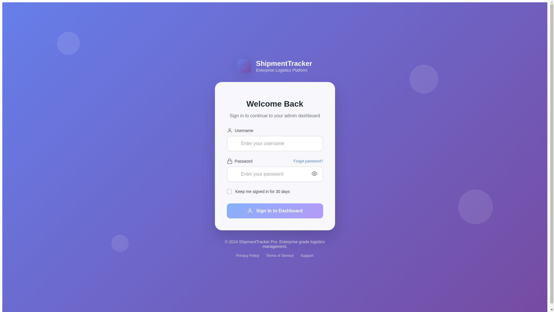 website screenshot of https://admin-panel-eim.pages.dev/