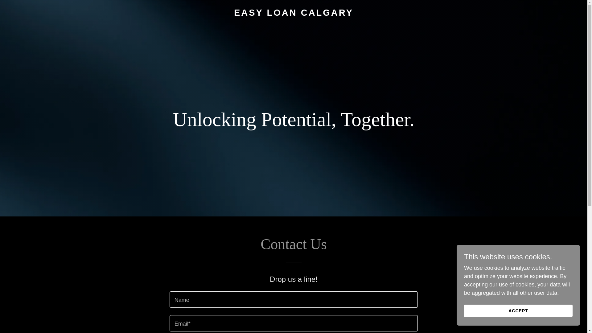 website screenshot of https://easyloancalgary.com/
