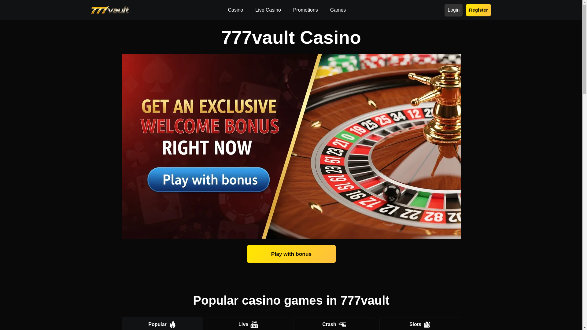 website screenshot of https://777vault-org-14871.pages.dev/