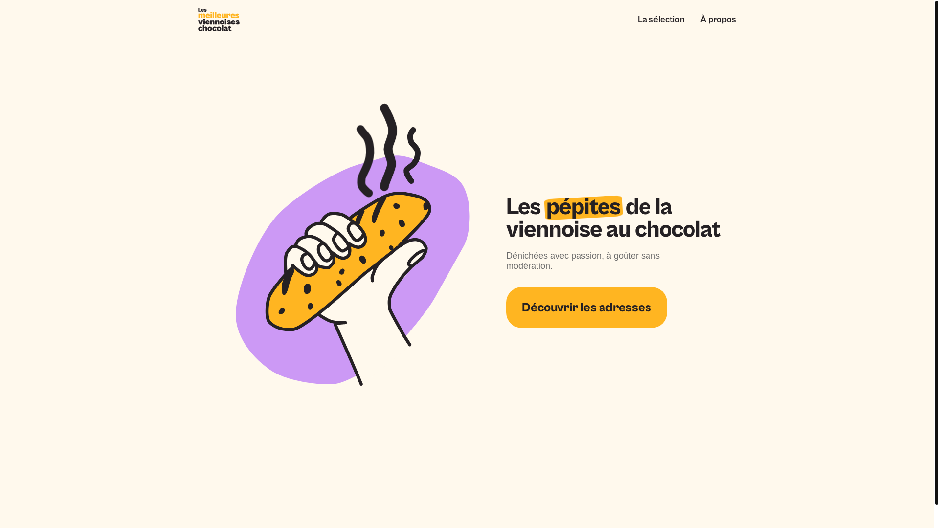 website screenshot of https://meilleures-viennoises-au-chocolat.fr/