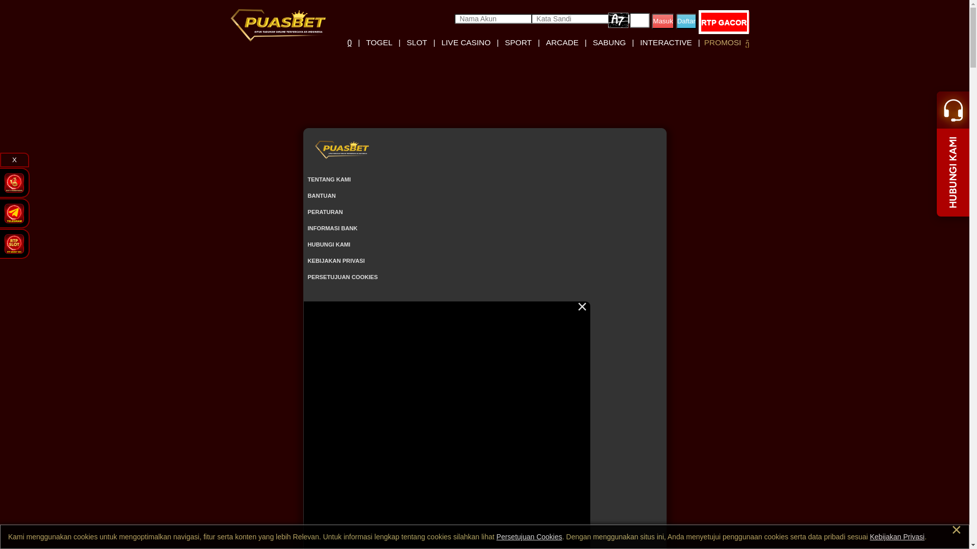 website screenshot of https://puasbetmerah.net/
