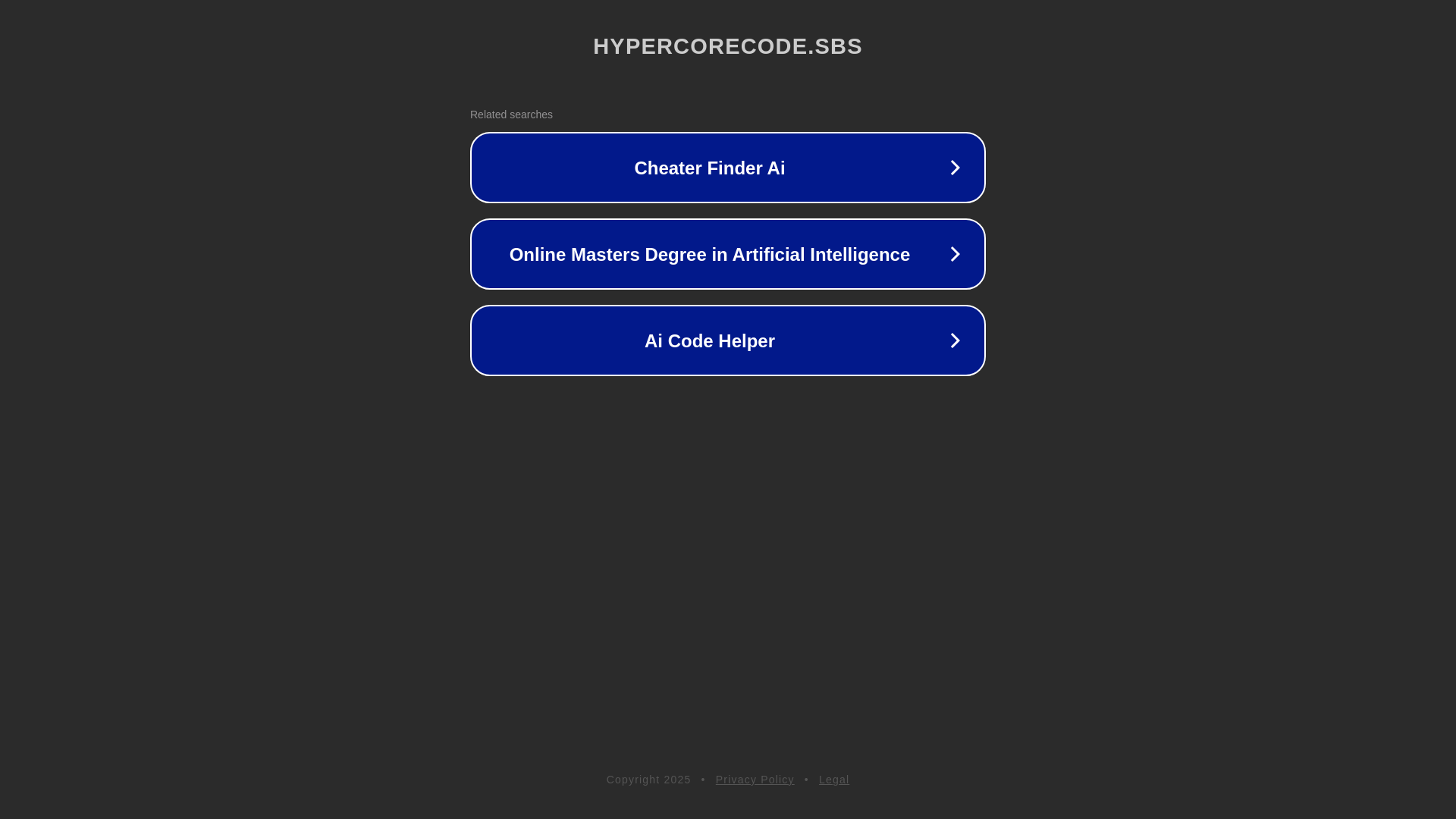 website screenshot of https://hypercorecode.sbs/