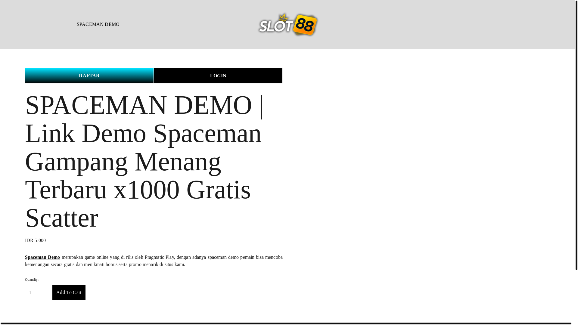 website screenshot of https://spacemandemo.pages.dev/