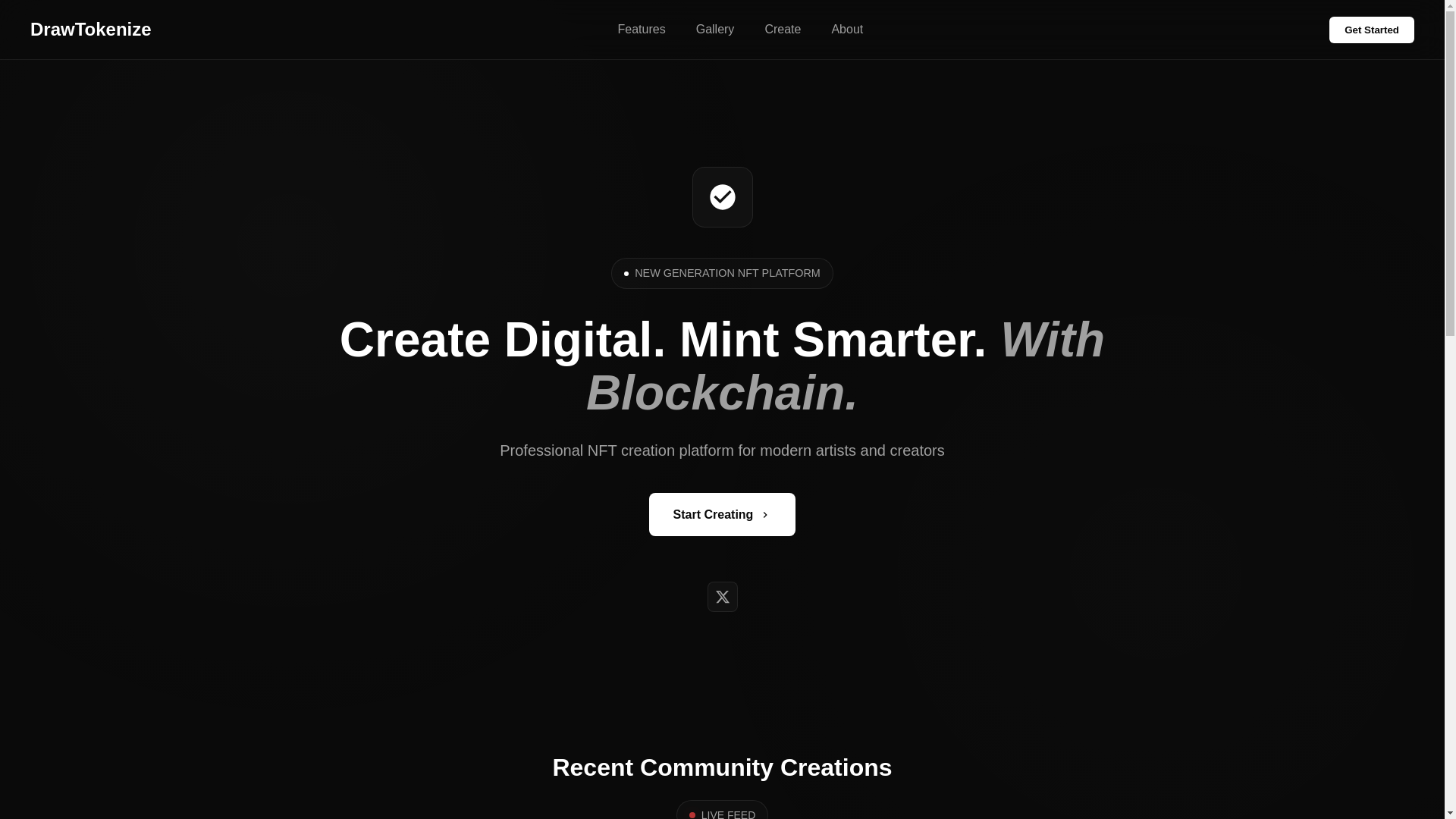 website screenshot of https://drawyourtoken.com/