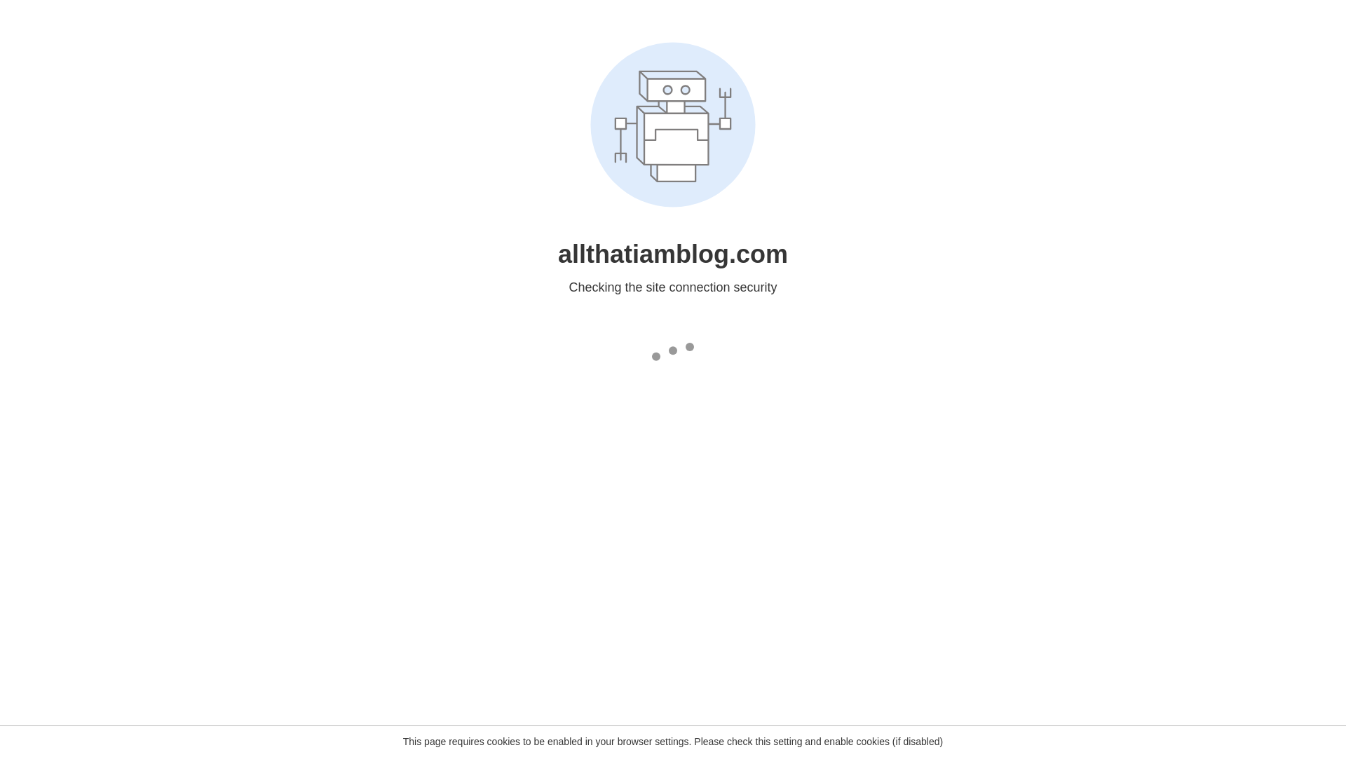 website screenshot of https://allthatiamblog.com/