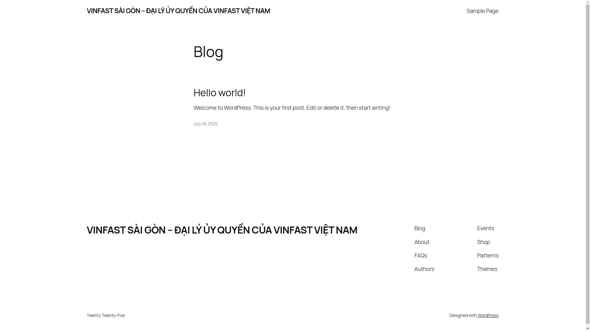 website screenshot of https://vinfast-saigon3s.vn/