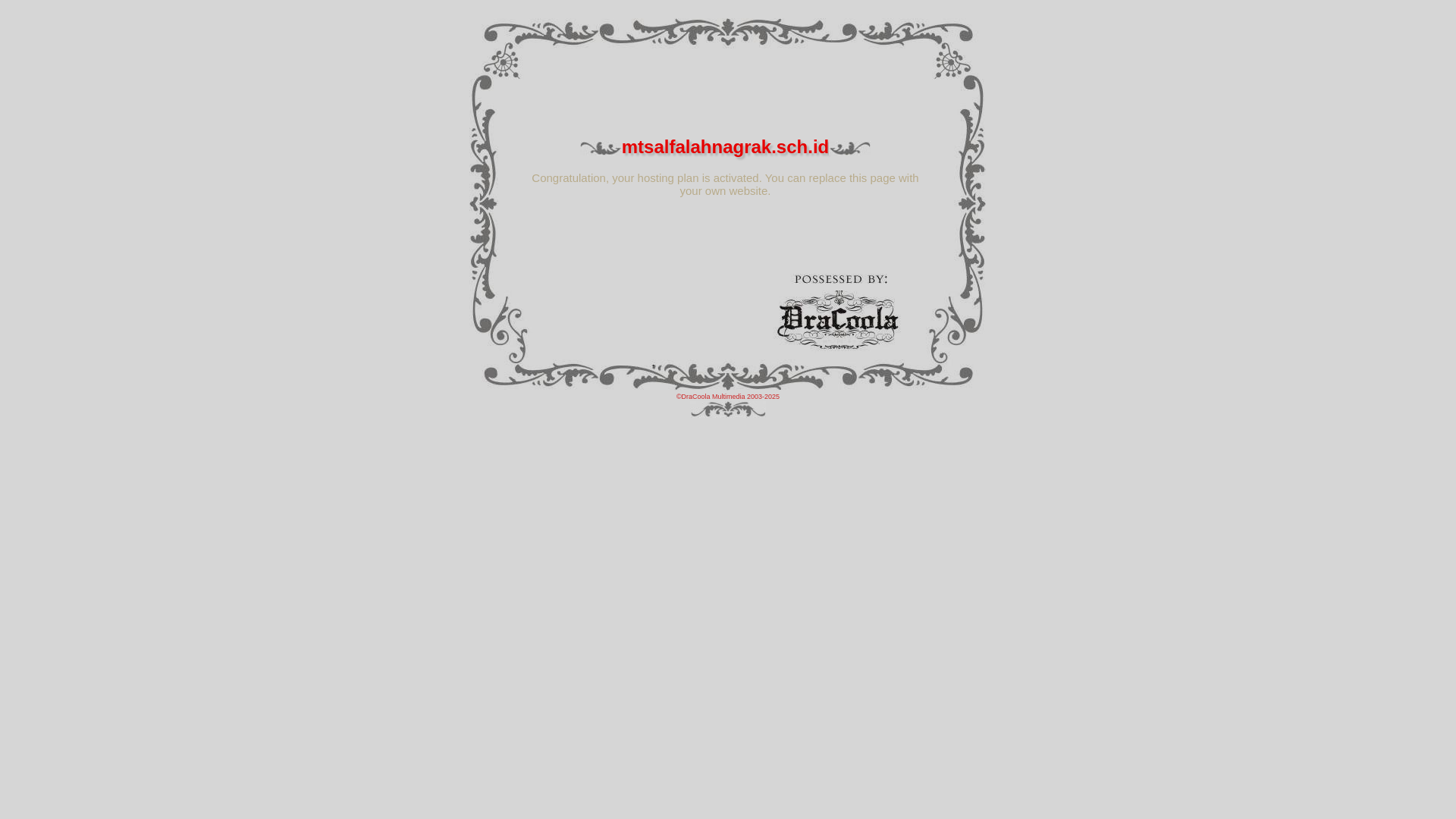 website screenshot of https://mtsalfalahnagrak.sch.id/
