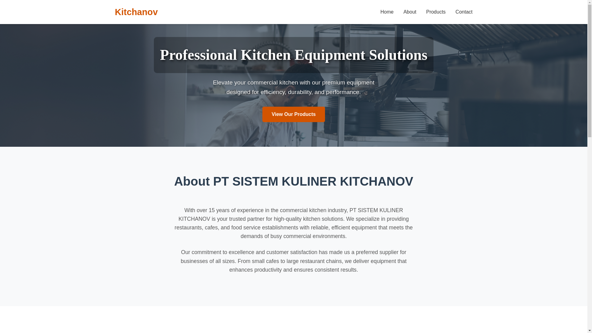 website screenshot of https://kitchanov.com/