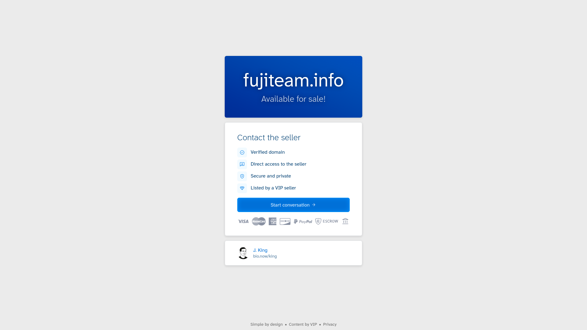 website screenshot of https://fujiteam.info/