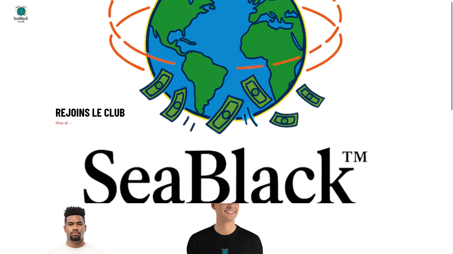 website screenshot of https://seablackclub.com/