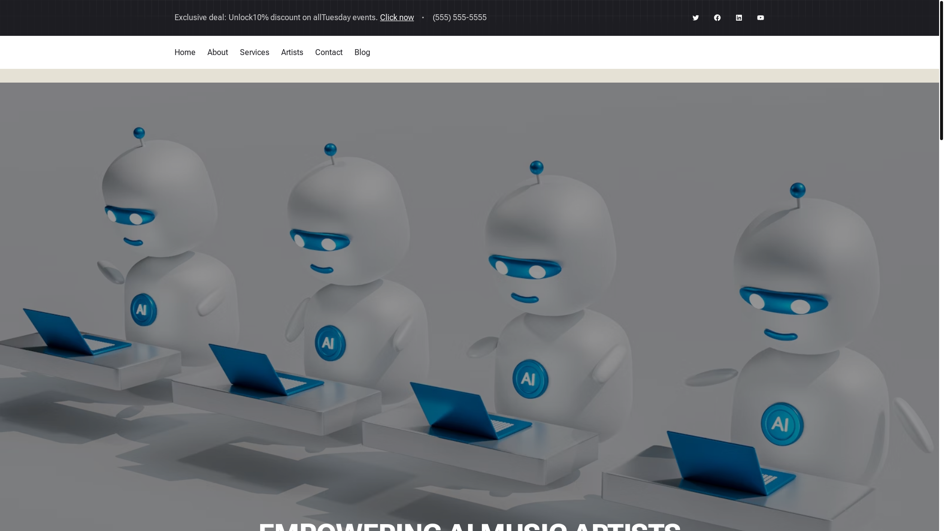 website screenshot of https://musebotmanagement.com/