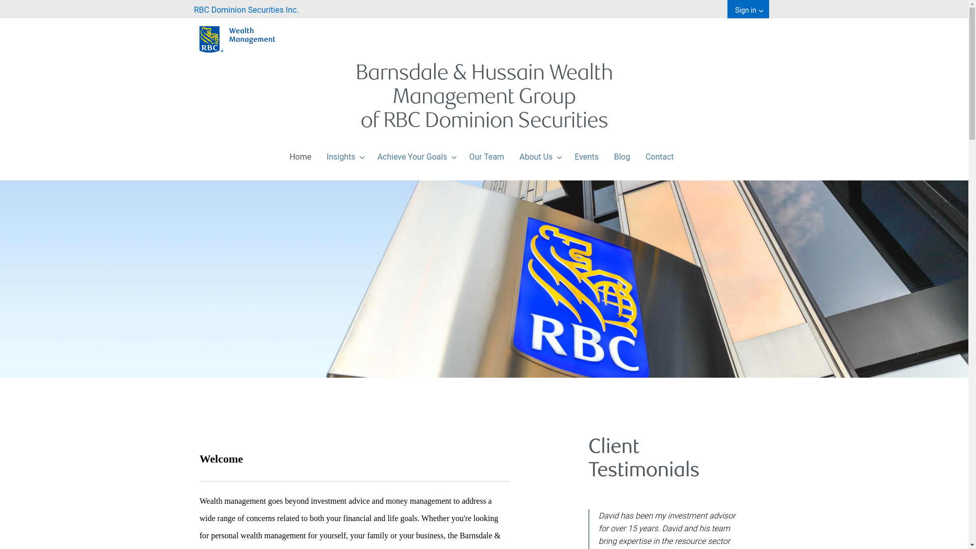 website screenshot of https://barnsdalehussainwmg.ca/