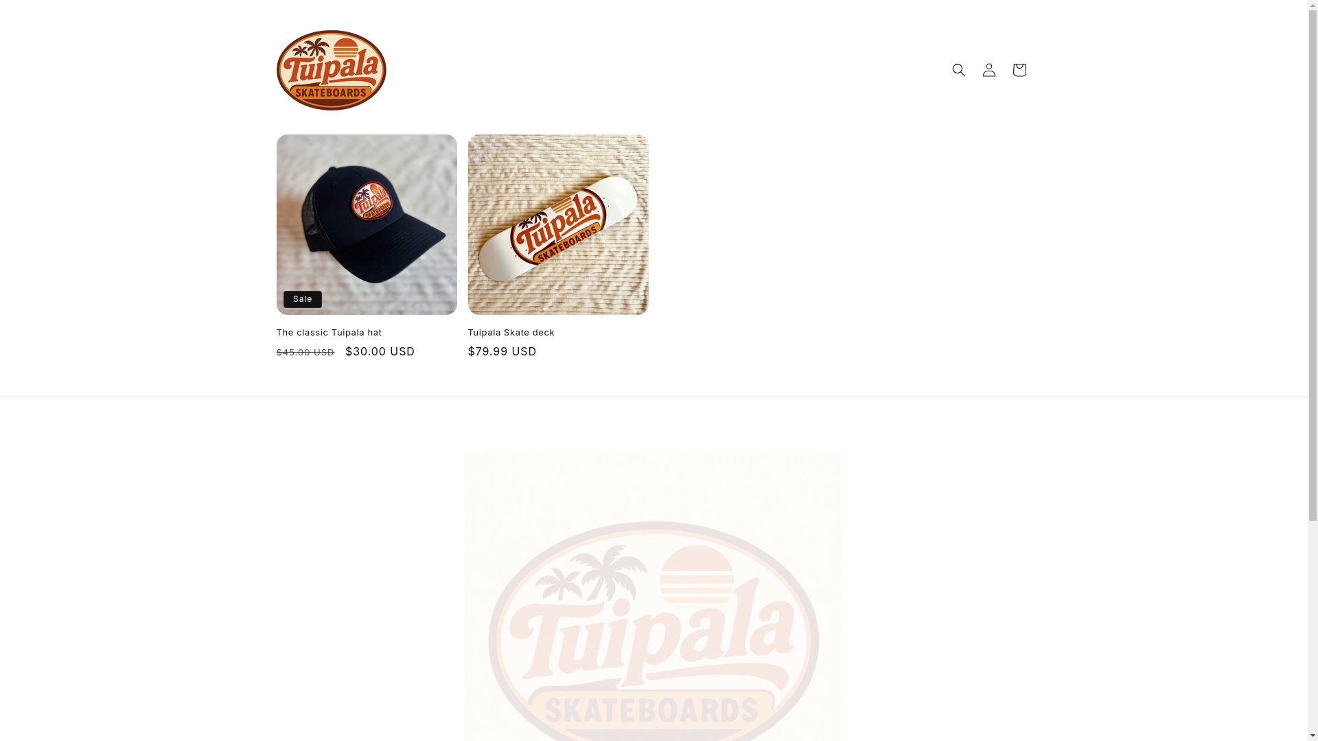 website screenshot of https://tuipala.com/