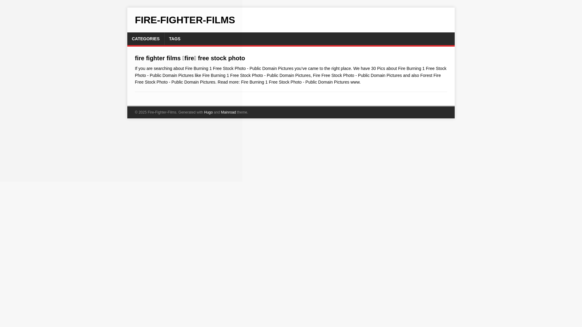 website screenshot of https://fire-fighter-films.pages.dev/