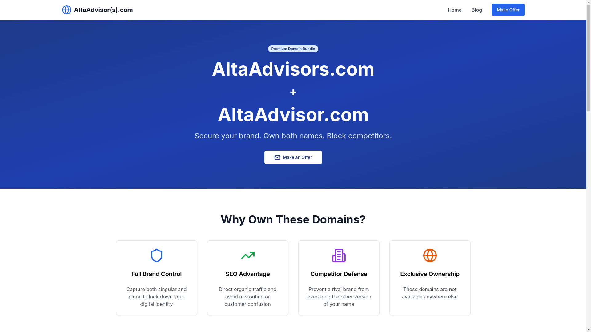 website screenshot of https://www-altaadvisor-com.pages.dev/