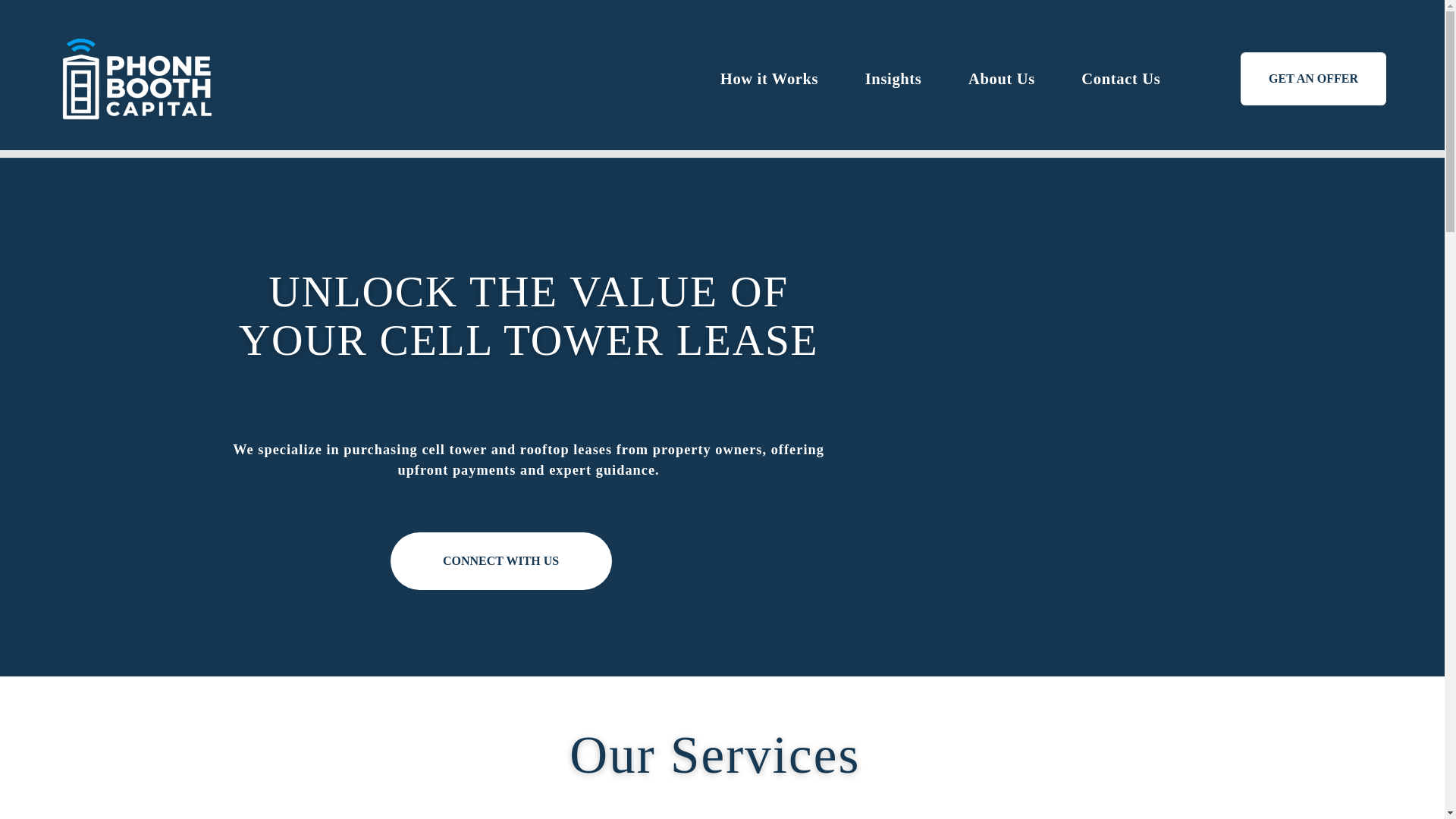 website screenshot of https://phoneboothoffer.com/