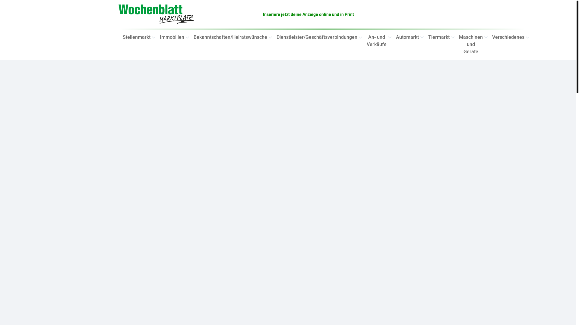 website screenshot of https://marktplatz-wochenblatt.com/