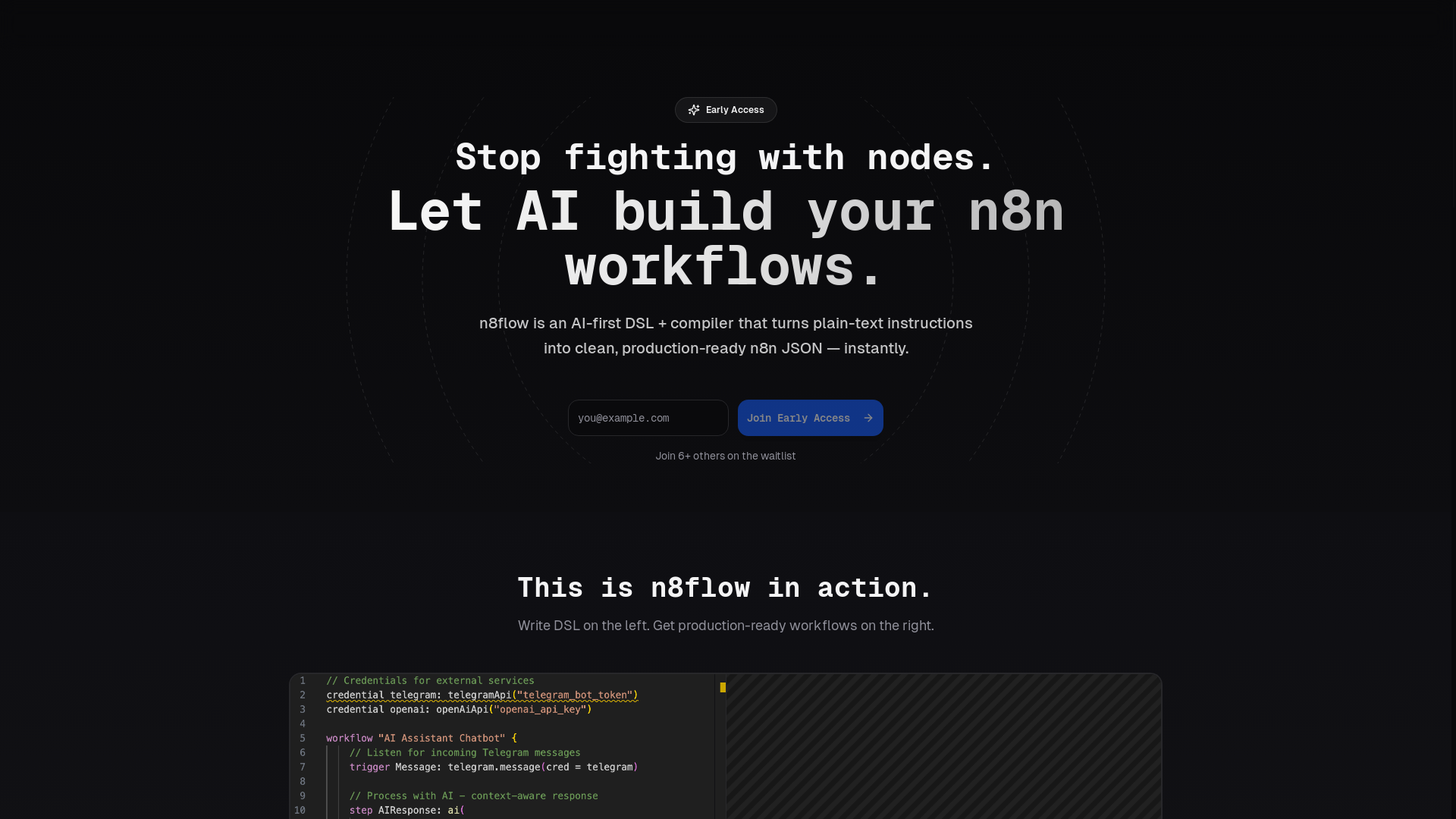 website screenshot of https://pipemint.ai/